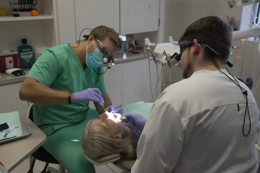 Dental procedure at Jordan M. Job DDS
